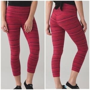 Lululemon Wunder Under Boom Juice Cropped Leggings​​​​​